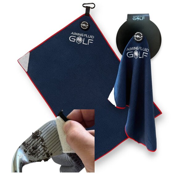 Aiming Fluid Golf Other - Magnetic Golf Towel & Magnetic Landing Pad For All Golf Bag Styles
